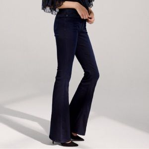 Express Dark Wash Flare Jeans